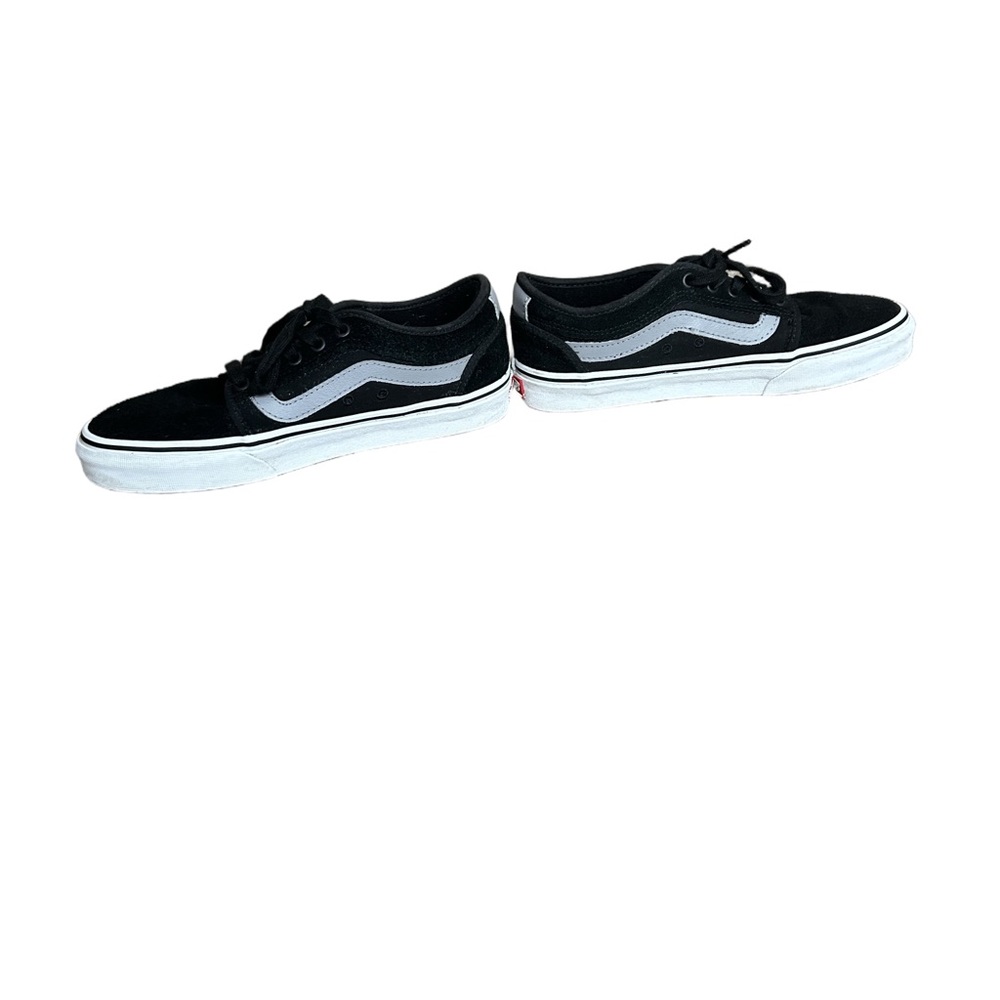 Vans Pro Old Skool Classic Black and White Low-Tops *with Popcush* Skater Shoes - Picture 9 of 12